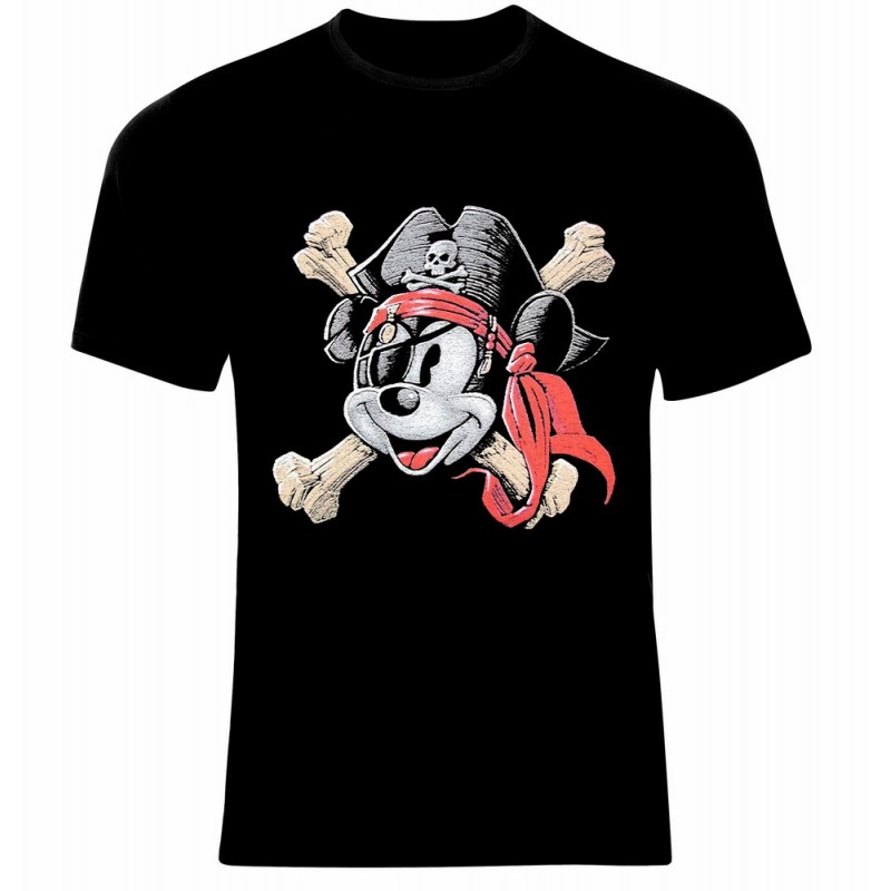 Тениска с Череп - Mickey Mouse Skull and Bones - 500098